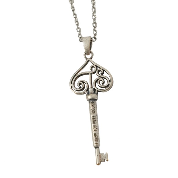 NEW Taylor Swift I Knew You Were Trouble Key Necklace - Picture 1 of 6